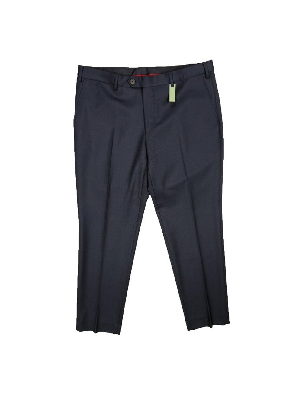 NWT Pal Zileri Dress Pants Slim Fit Stretch Wool Navy Blue Made in Italy 36x30